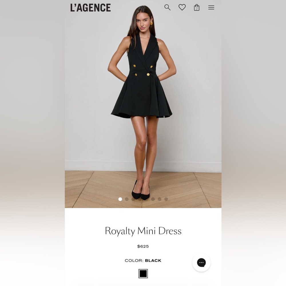 L'AGENCE Royalty Mini Dress